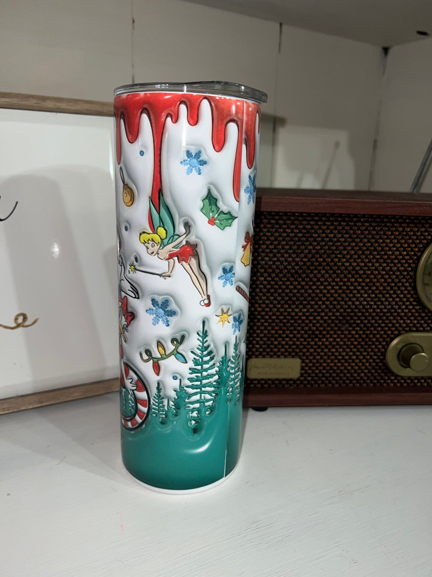 Disney Christmas 3D 20oz tumbler