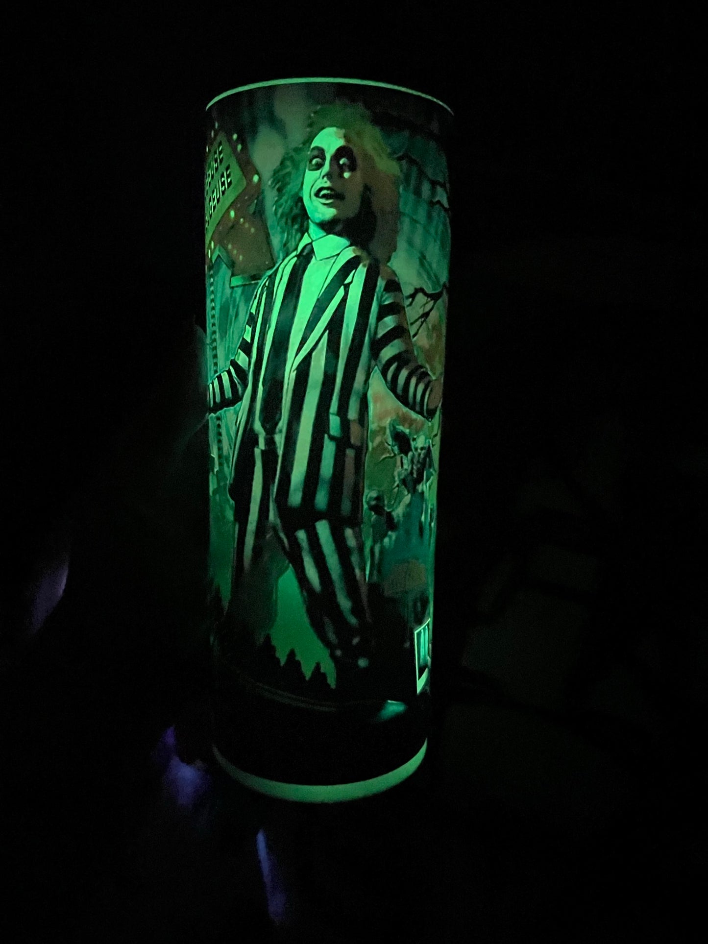 20OZ Beetlejuice glow tumbler