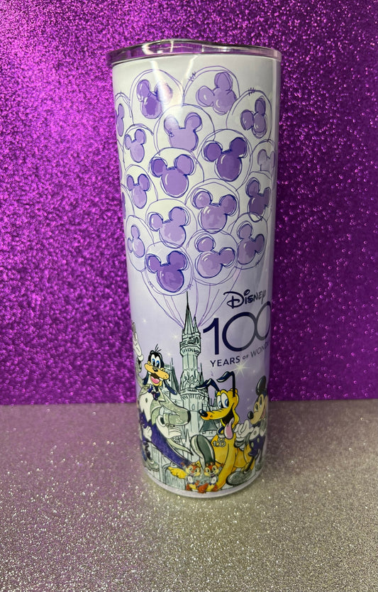 Disney 100 celebration purple 20oz tumbler