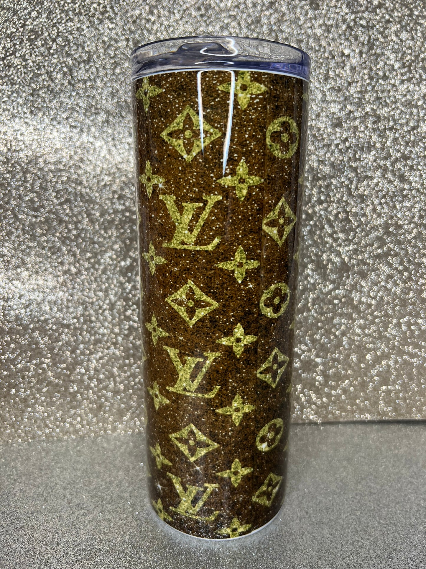 LV Designer inspired 20oz tumbler